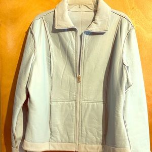 Suede Pleather jacket